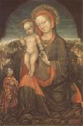 Jacopo Bellini THe Virgin and Child Adored by Lionello d'Este (mk05) USA oil painting artist